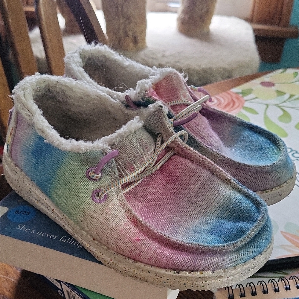 Hey Dude Kids Sneakers - Pastel Tie-Dye